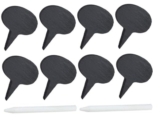 BEBEMOKO 1set Cheese Marker Set Chalkboard Labels Soapstone Chalk for Charcuterie Boards Buffets Parties Elegant Reusable Food Tags for Cheese Identification