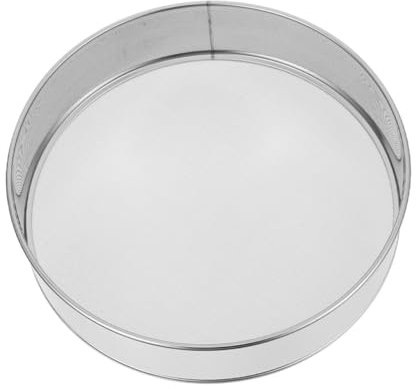 PAMINGONO Inoxidable para Jardinería Tamizadora Manual De Suelo con Doble Marco para Pruebas De y Preparación De Muestras De Suelo