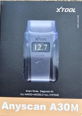 X-TOOL A30M OBD2 diagnostiskt verktyg för fullständigt system tvåriktad kontrollskanner för Andriod/IOS-bilkodläsare