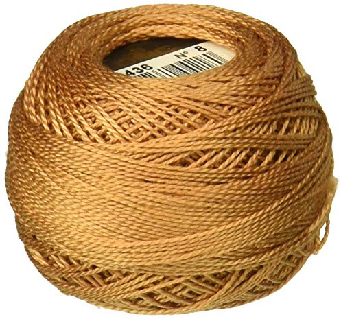 DMC 116 8-436 Pearl Cotton Thread Balls, Tan, Size 8