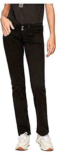 Pepe Jeans Venus, Jeans Mujer, Negro (Black), 28W / 32L
