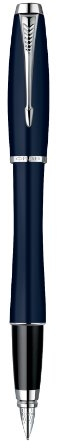 Parker S0850650 Füllfederhalter Urban Night Sky C.C, Strichbreite F, schreibfarbe blau