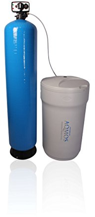 Hochwertige Aqmos FSX-400 zeitgesteuerte Wasserenthärtungsanlage für Haushalte bis zu 15 Personen | Entkalkungsanlage | Antikalkanlage | Entkalker