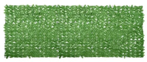 vidaXL Toldo para Balcón Parasol Pantalla Privacidad Malla Ocultación Patio Jardín Terraza Protección Impermeable con Hojas Verde 400x150 cm