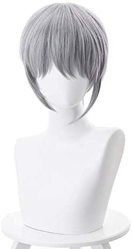 ydound Anime Coser wig Furutsu Basuketto Fruits Basket Souma Yuki Cosplay Wig for Men Halloween Carnival Heat Resistant Synthetic Hair Party hair + Wig Cap