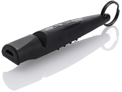 ACME Hundepfeife No. 211,5 (Update 2023) Alpha | Ideal für den Rückruf & Hundetraining | Große Reichweite | Frequenzstandardisiert (Black)