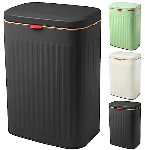 Poubelle de cuisine avec couvercle, 8 l, en acier inoxydable, à accrocher aux tiroirs et aux portes d'armoire, montage mural, poubelle à compost bio, pour salle de bain, bureau, chambre à coucher