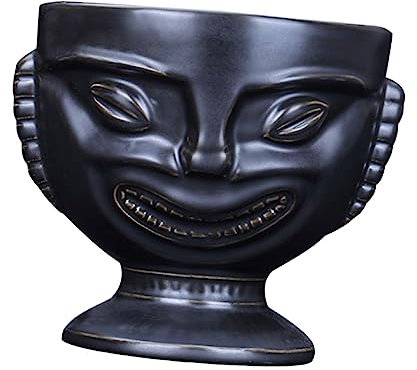 Mikinona 1pezzi Tazza Ceramica Retro Per Cocktail e Vino Coppa Ceramica Per Bar Adatta Feste e Occasioni Speciali Design Elegante e Delicato Capacità Per Bevande e Cocktail Vari