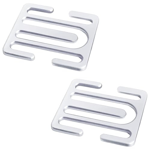 2 Pcs Car Seat Belt Clips Adjuster,Metal Universal Seat Belt Buckle,Locking Clip Safety SeatBelt Shoulder Stopper Buckle for Adults,Kids,Man