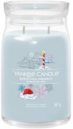 Yankee Candle Duftkerze im Glas (groß) North Pole Hideaway - Signature Kerze mit Brenndauer bis zu 90 Stunden