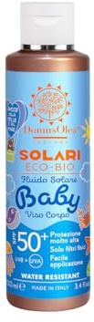 DOMUS OLEA TOSCANA - Solar Baby Ansikte Body SPF 50+ 100 ml - Endast fysikaliska filter, vattentåliga, dermatologiskt testade, perfekt för spädbarn och barn