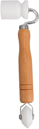 POPETPOP Tapetennahtrolle Hand Andruckrolle Aus Massivholz Verschleißfestes Baukasten Werkzeug Für Vliestapeten Und Stofftapeten Ergonomisch Für Professionelle Tapezierarbeiten