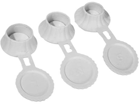 Omvänd flasklock – 3 pack squeezy – sås-flaskor med twist på locket | schampotillbehör, duschgeldräneringsapparater, läckagesäkert flipping-verktyg för badrum