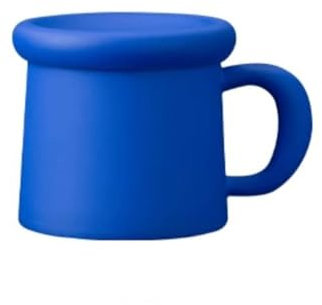 FAJNUZI2024 Tazze Tazza Rivestita in Ceramica, Set di 1 Tazza da caffè in Due Colori, capacità 11,16 Once for Ufficio o Tazze da Coppia Tazzine caffè(Blue)