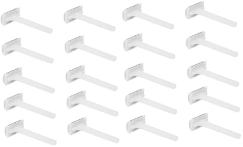 GOOHOCHY 50 Pezzi Rasoio per Rimozione Design Doppia per Ascelle e Gambe Colore Bianco Facile Usare e Sicuro per La