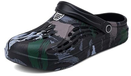 Ciabatte da Uomo estive, Sandali da Esterno, Scarpe con Fori, Sandali da casa, Scarpe da Spiaggia alla moda42