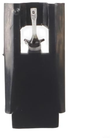 Vibsky T4P Aguja de repuesto para tocadiscos ATN85EP 295T PL450 ATN3472, cartucho de lápiz capacitivo redondo unido de 0,6 mm para tocadiscos fonógrafo, negro