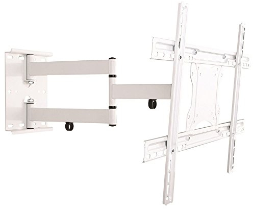 NEG Profi Universal TV-Wandhalterung Extender 6012 (weiß) Schwenk-, neig- und ausziehbar, Full Motion (bis max. VESA 600x400 und 45kg)