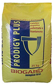 Prodigy Plus 1/3 mm (25 kg), concime granulare per bonsai, piante e fiori