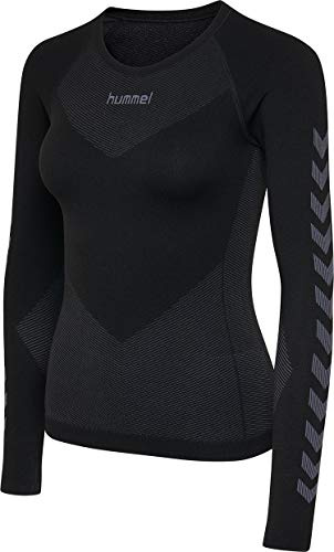hummel First Seamless Jersey - Sportshirt Damen Langarm - Sport T-Shirt - Longsleeve - Funktionsshirt - Laufshirt - Nahtlos, Atmungsaktiv, Schweißableitend und Sehr Dehnbar