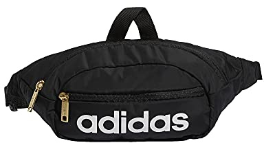 adidas Core-Hüfttasche, Schwarz/Weiß/Gold Metallic, Einheitsgröße, Core-Hüfttasche