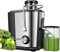 Juilist Juicer, Max Power 900W Juicer Machines with Anti-drip & Anti-slip Function, Juicers Whole Fruit and Vegetable with 3-Inch Wide Mouth Food Chute, 2 Speeds, Recipe Included, Easy to Clean 600W