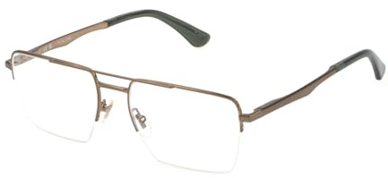 Police Montura de Gafas Hombre VPLG71-550F68 Dorado Ø 55 mm