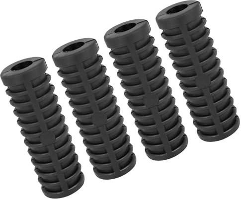 Partuto 4 Pcs 12mm Universal Gear Shifter Kick Start Lever - Rubber Black