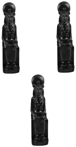 Ciieeo 3st Sphinx Statue in Ägypten Alte Ägyptische Statue Statuenverzierung Harzhandwerk Desktop-dekor Tischdekoration Ägyptisches Dekor Heimatstatue Geschenk Büro Kunstharz