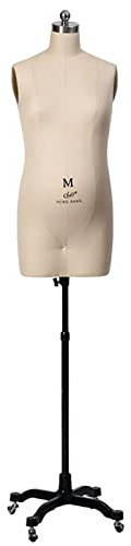 Dress Form Mannequin Torso Pregnant Female for Sewing, Pinnable Dressmaker Dummy with Stand, Manikin Tailor Model for Woman Clothing Dispaly Interesting
