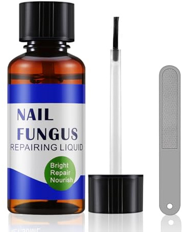 Apooliy 30ML Traitement de la mycose des ongles d'orteils extra fort, puissant liquide de renouvellement et de récupération pour les ongles épais, abîmés et décolorés Remède