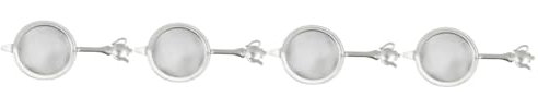 TOPBATHY Kaffeesieb Klein 4 Stück Teesieb Tülle Teezubehör Loser Blatttee Steiler Filter Für Kaffeemaschinen Siebe Tee Kochen Infused Tea Teefilter Mesh-tee-ei Losen Tee Ziehen Lassen Edelstahl 304