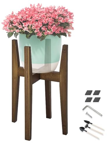 Plant Stand - Flower Pot Stand, Floor Type, Cross Bamboo Flower Stand | Multi Tier Plant Stand, Modern Plant Stand, Corner Flower Stand, Sop