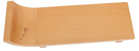 Cabilock Elegant Single Edge Sushi Plate Japanese-Style Dessert Serving Food Wooden Platter