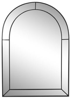 ESPEJO HIERRO CRISTAL 70X2X100 VENTANA NEGRO