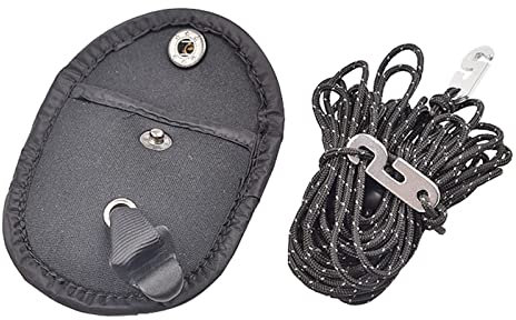 HLBEST Platzsparende Lichter, Hängeleine, Camping, Balkon, Zuhause, Wäscheleine, winddicht, tragbar, Outdoor, Reisen, Trockenseil