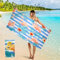 BNWRRCVKE Toalla de Playa de Microfibra, Toalla de Playa Grande 180 x 90 cm, Toalla de Playa Sin Arena, Toalla de Playa Suave de Secado Rápido para Viajes, Natación, Vacaciones, Yoga, Camping