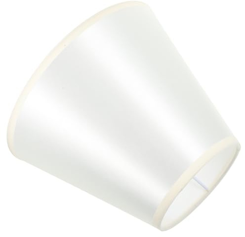 LIFKOME Paralume Bianco per Lampada da Parete E27 E14, Accessorio Lampada Buona Fattura e Forte Valore Ornamentale per Soggiorno o Camera Ospiti