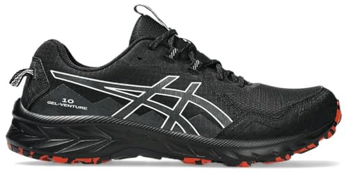 ASICS Gel-Venture 10, Sneaker för män, Svart grafitgrå, 45 EU