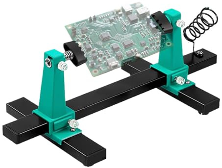 Leiterplattenhalter - Platinenhalter, 41cm Jig Halterung - Verstellbarer PCB-Halter aus Metall für Löten, Entlöten, Reparaturen, Schmuckherstellung & Modellbau, robuste Werkbank-Halterung