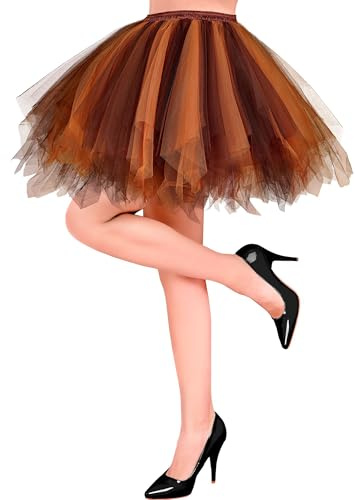 W WIDMANN MILANO Party Fashion - Tutú para Adultos, Falda de Tul de Varias Capas, para Disfraces, Carnaval, Festivales, Halloween