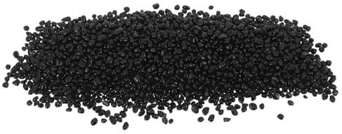 TOYZFRIENDY Gravier Décoratif Noir pour Aquarium Intérieur 500G, Petits Cailloux pour Aménagement Paysager, Pierres de Remplissage pour Pots de Fleurs, Galets D’Aquarium Polyvalents et