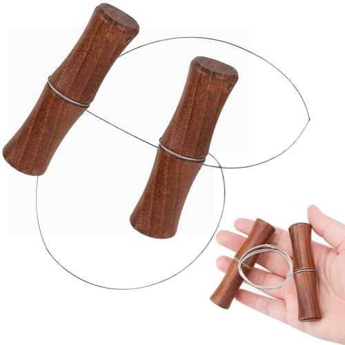BinPhorm Cheese Wire, Premium Clay Cutter Tool Stainless Steel Twisted Wire & Wooden Handle for Clay Pottery Cheese Manual Soap Cutter for Dough Ceramics Art Sculptures