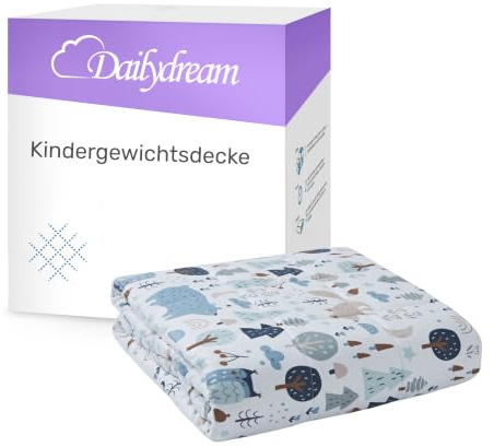 Dailydream Manta pesada para niños, 90 x 120 cm, 2,5 kg, diseño de espacio, de algodón 100%, con relleno de perlas de cristal, manta pesada para dormir, manta terapéutica, peso corporal 20-35 kg