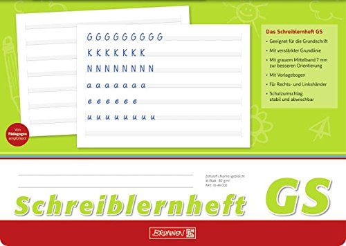 Schreiblernheft/Schulheft LINEATUR GS (Din A4-16 Blatt/quer) GRUNDSCHRIFT