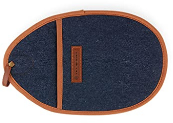 Le Creuset Topflappen, 100% Baumwolle, 12.5 in / 32 cm lang, Dark Blue Denim, 45200007760800