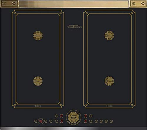 Kaiser KCT 6745 AD Induktionskochfeld Autark 60cm,Kochfeld,Free Zone Induktion, Power Booster,4 Kochzonen,Touch Control,Glaskeramik Kochfeld, Glas Schwarz, Kochfeld Autark,Herd,Metallleiste,UVP 1300€