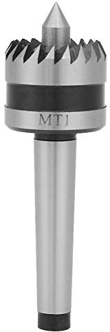 Yanmis Centro de Contrapunto, 0.01 mm Herramienta de Torneado de Madera Centro de Accionamiento de Torno de Madera para Tornos de Madera y Metalurgia(MT1)