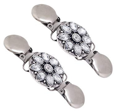 VALICLUD Schal 2st -clip Schleppennadel Brautkleid Ring Verkleinern Brosche Schützenfest Anstecker Knopf Anstecker Pin Bikini Bag Muschel Bh Schuhclips Kleidung Frau Legierung Straffen