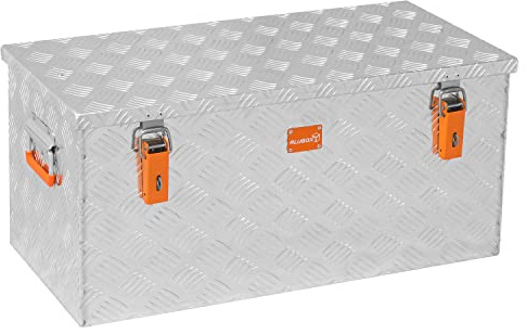 alubox Werkzeugkiste Riffelblech ABX-RL91 Aluminium 1,5mm Werkzeugkiste leicht und robust 91 Liter
